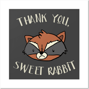 Thank you, sweet rabbit Posters and Art